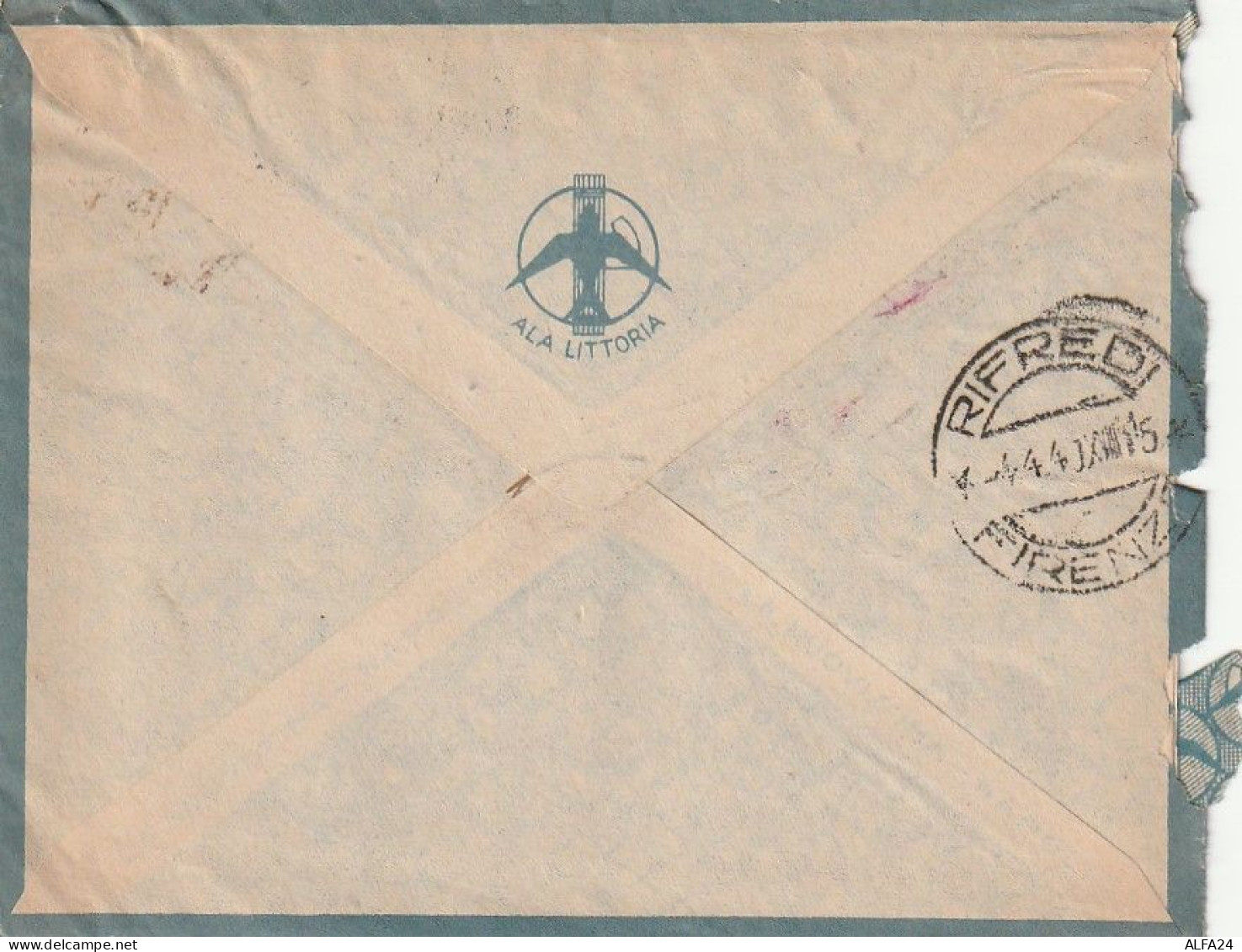 LETTERA 1941 L.1+1 ERITREA Con Contenuto TIMBRO ADDIS ABEBA (XT3321 - Eritrea