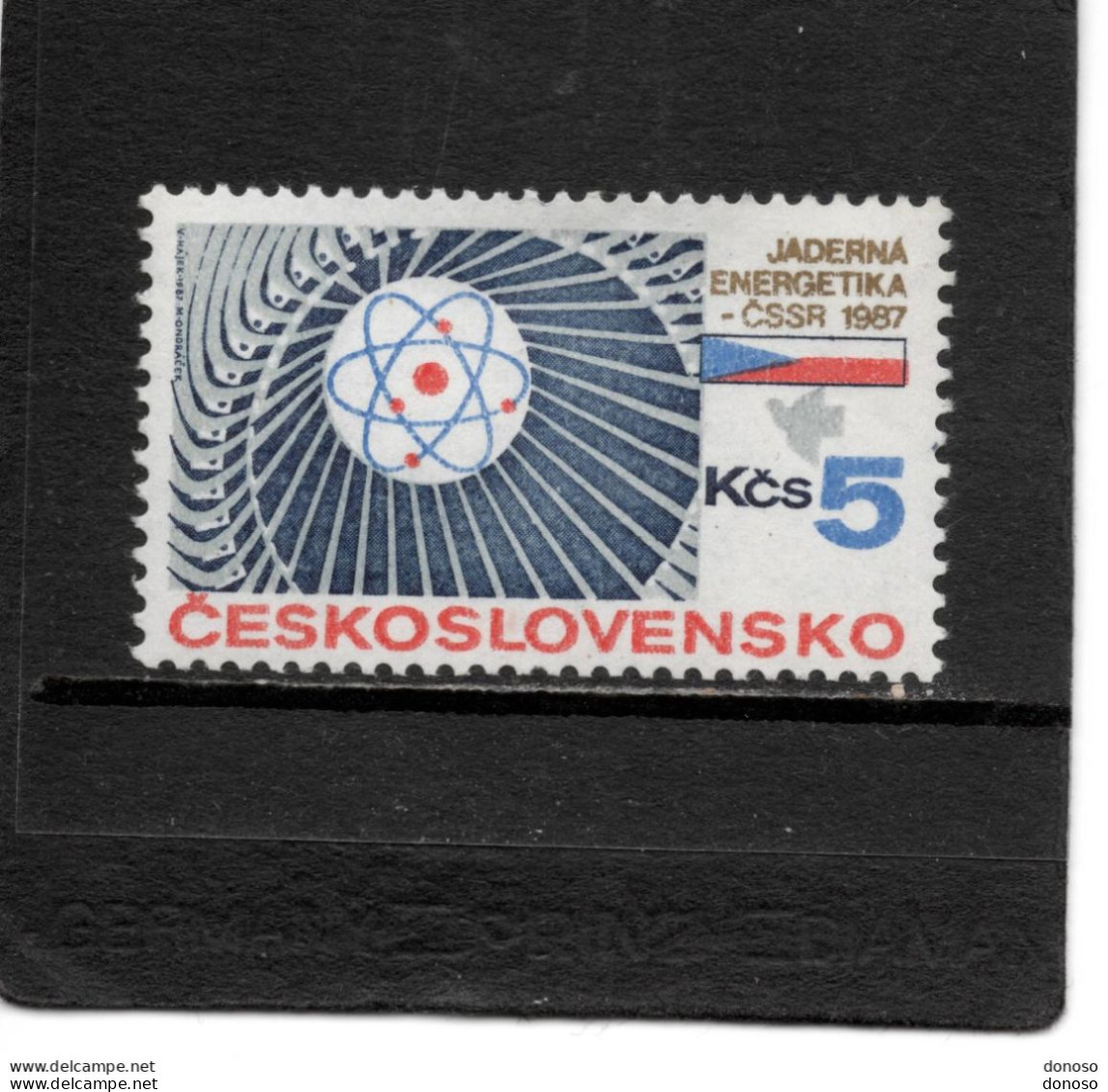 TCHECOSLOVAQUIE 1987 énergie Atomique Yvert 2718 NEUF** MNH - Nuovi