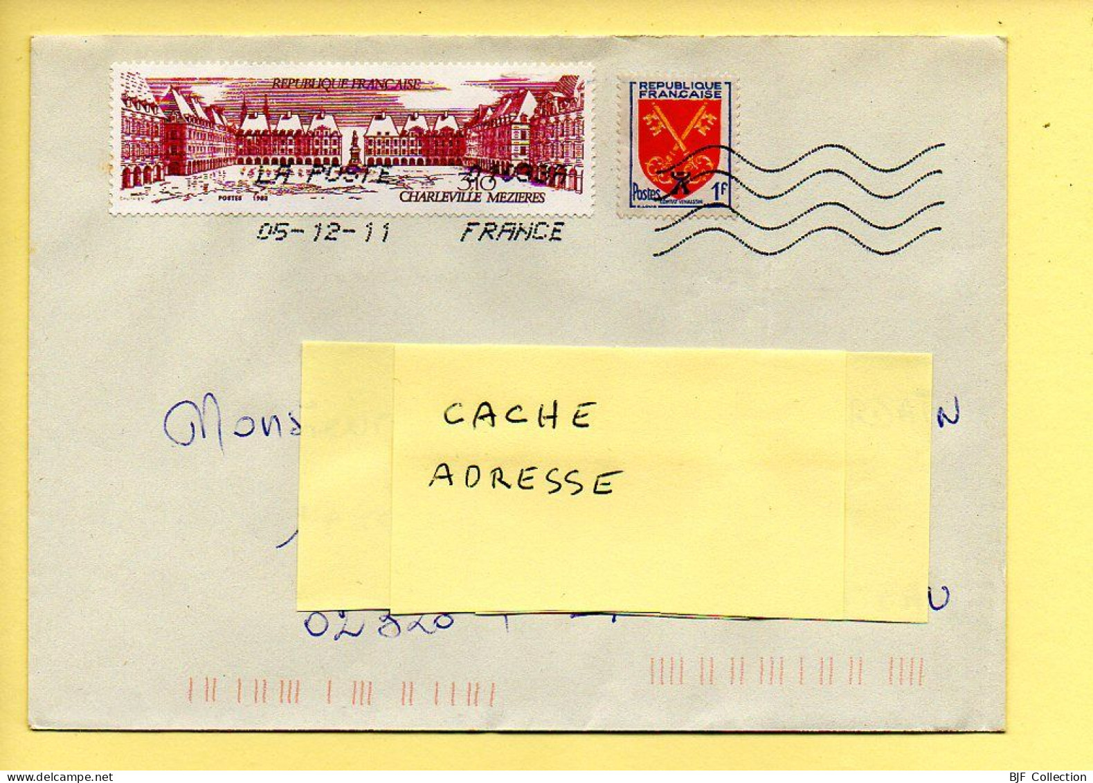 Oblitération Mécanique : FRANCE LA POSTE – 01033A Du 05/12/2011 (voir Timbre) - Sellado Mecánica (Otros)