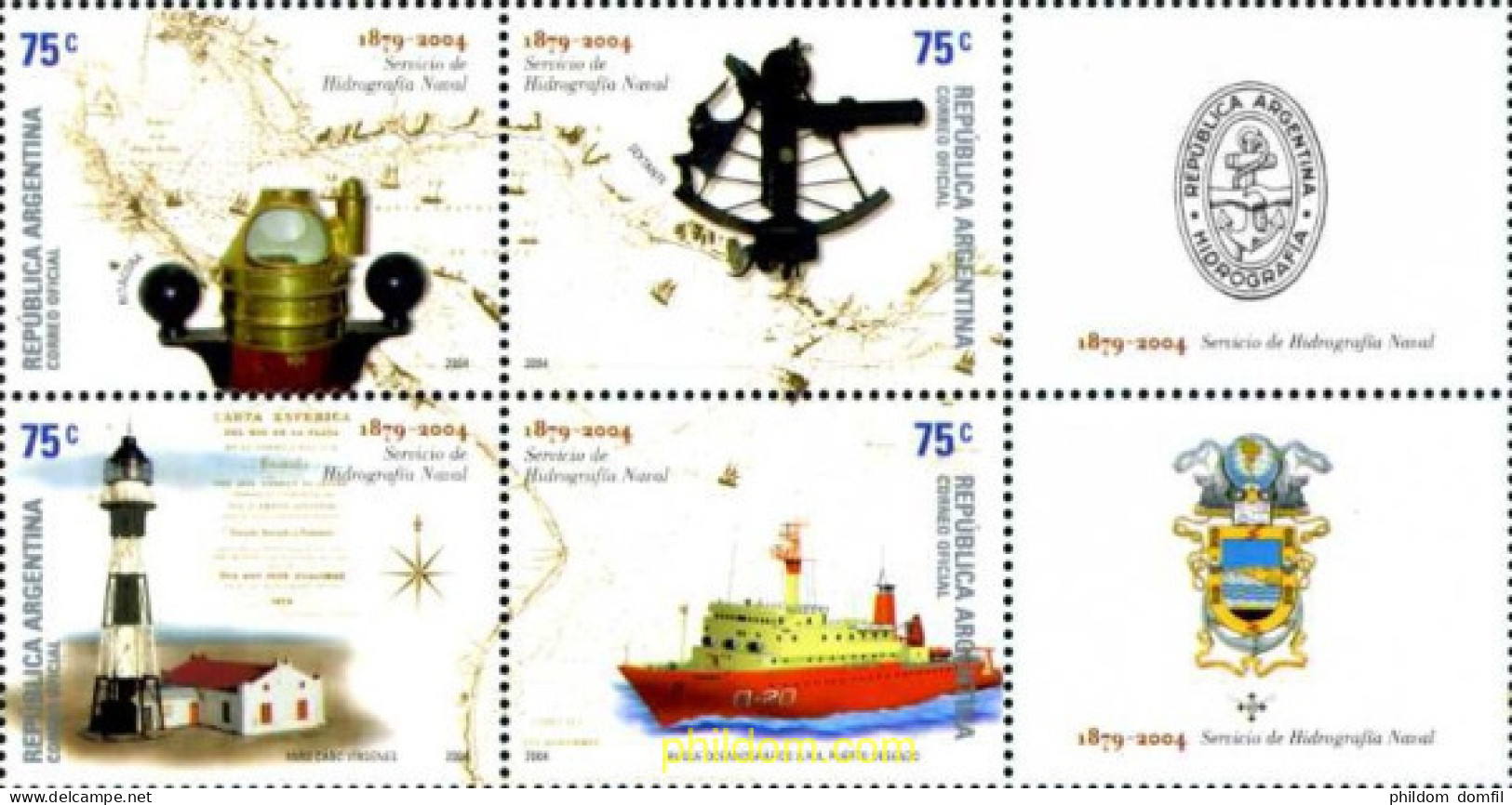 730375 MNH ARGENTINA 2004 HIDROGRAFIA - Nuovi