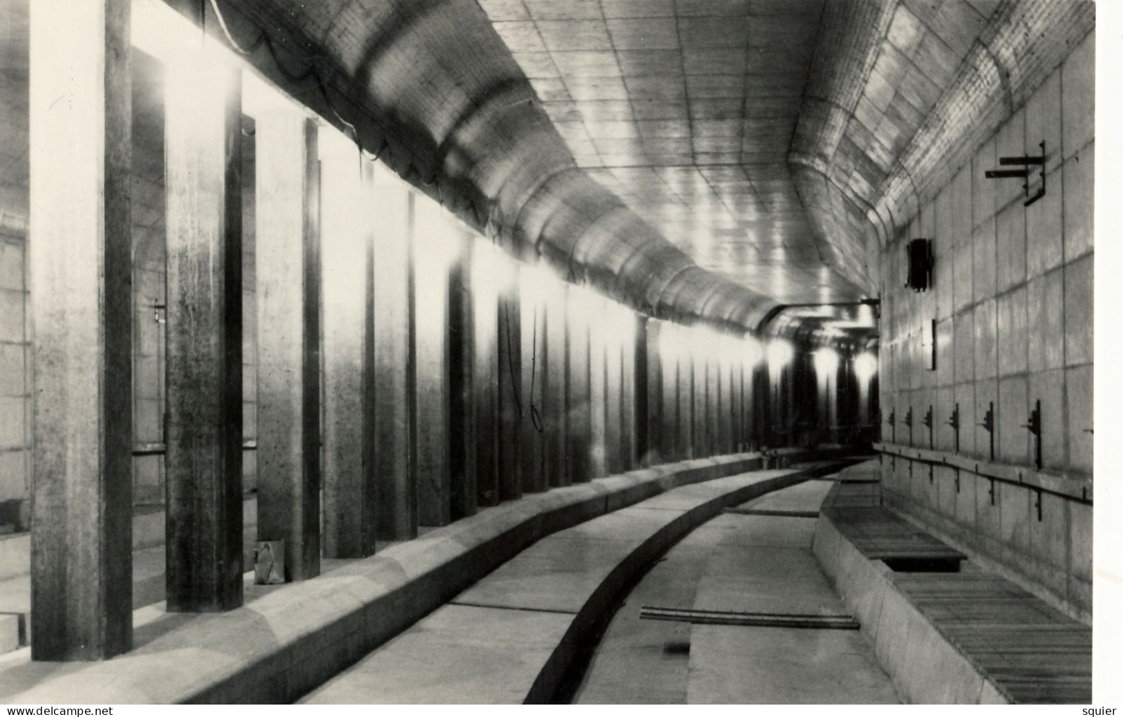 Metro, Tunnel CS-Stadhuis, Weena, Hofplein, 1966, Real Photo - Rotterdam