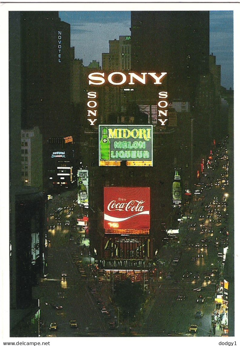 TIME SQUARE AT NIGHT, NEW YORK, UNITED STATES. UNUSED POSTCARD My3 - Time Square