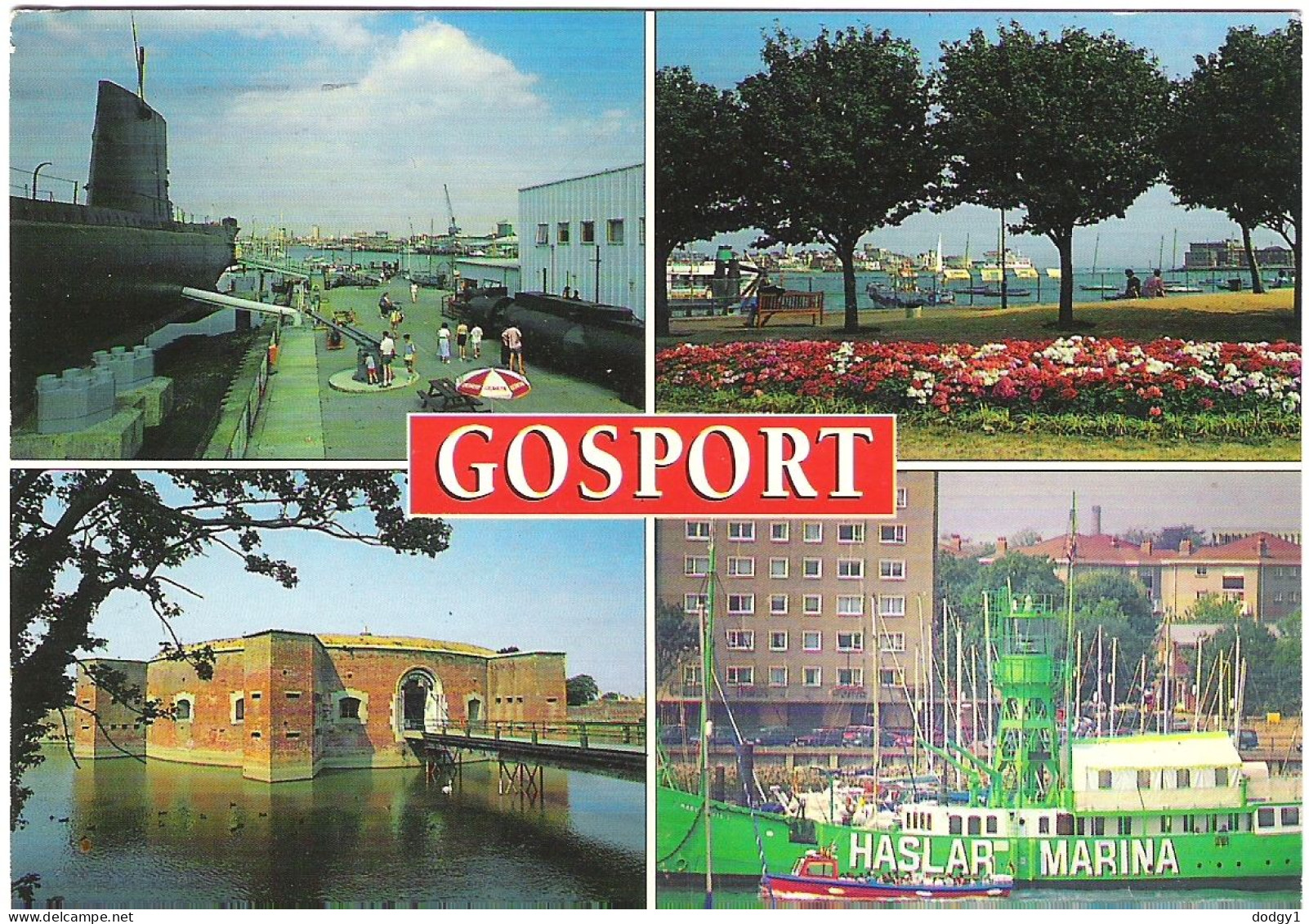 SCENES FROM GOSPORT, HAMPSHIRE, ENGLAND. USED POSTCARD My3 - Sonstige & Ohne Zuordnung