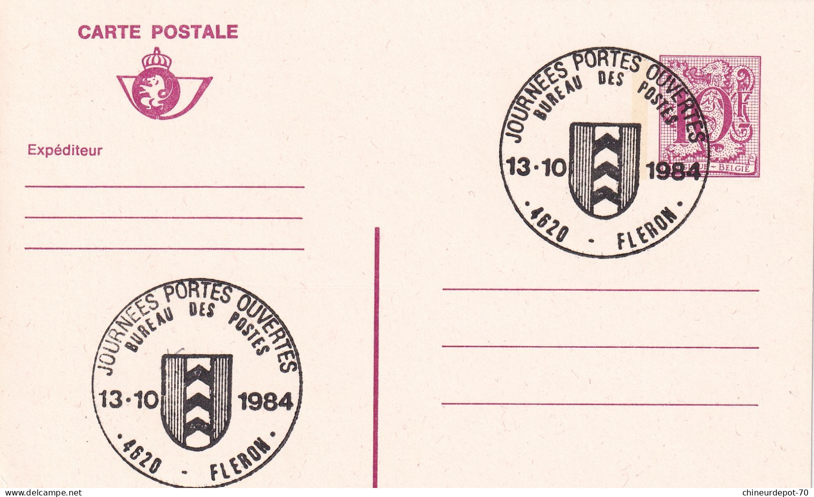 Lettres & Documents  Belgique België Belgium Fléron  1984 - Briefe U. Dokumente