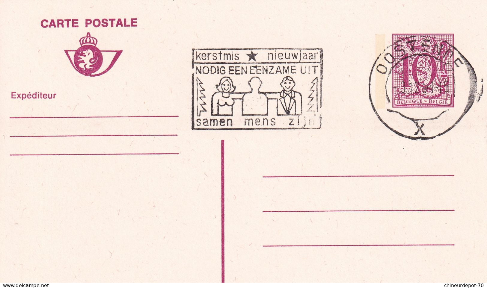 Lettres & Documents  Belgique België Belgium Oostende  1984 - Briefe U. Dokumente