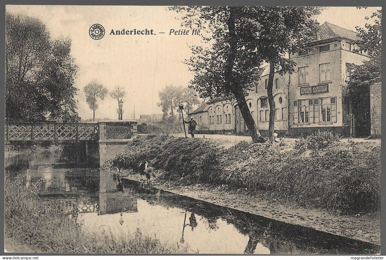 CPA CARTE POSTALE BELGIQUE BRUXELLES-ANDERLECHT PETITE ÎLE - Anderlecht