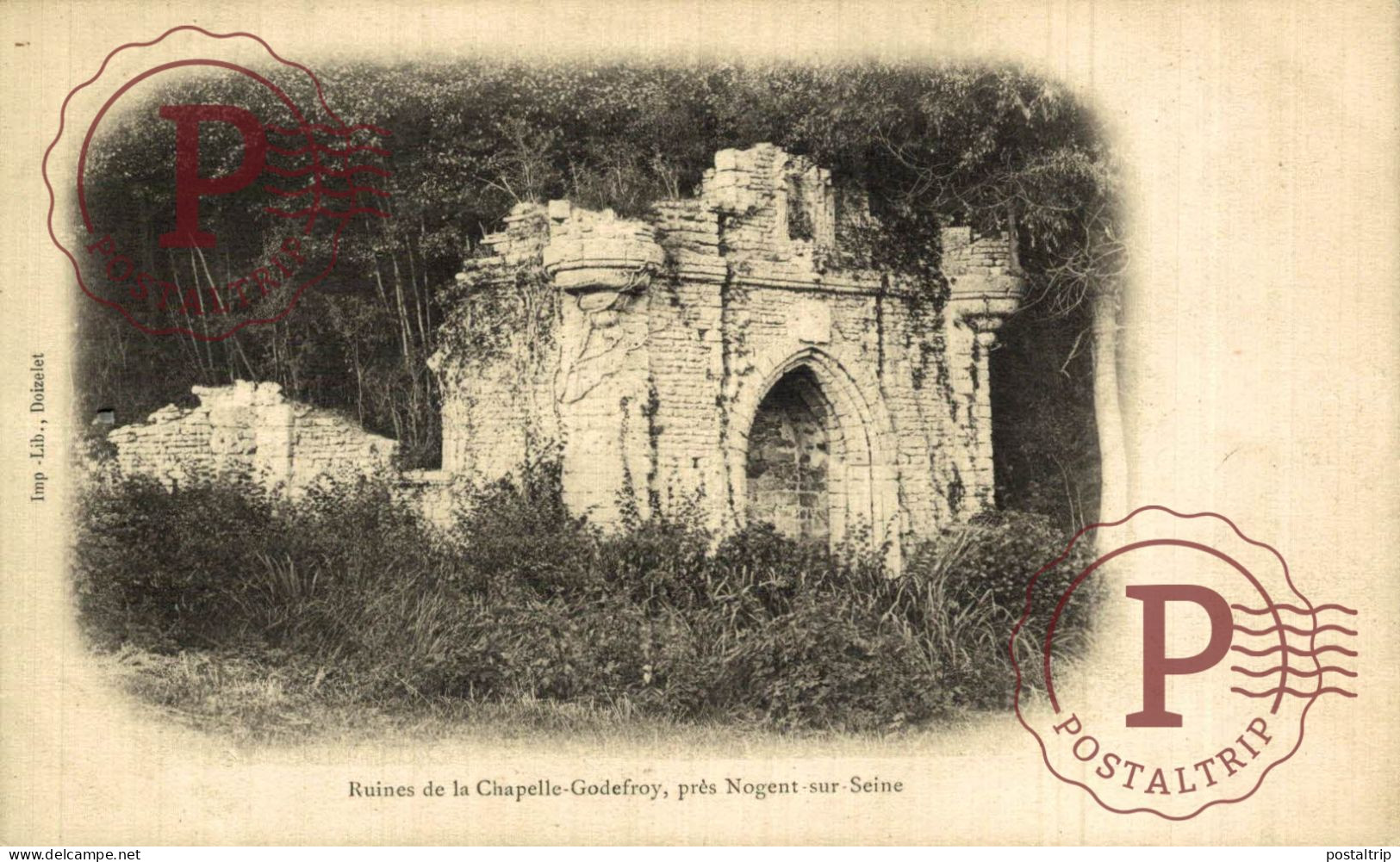 FRANCIA. FRANCE. NOGENT-SUR-SEINE (AUBE) RUINES DE LA CHAPELLE GODEFROY - Nogent-sur-Seine