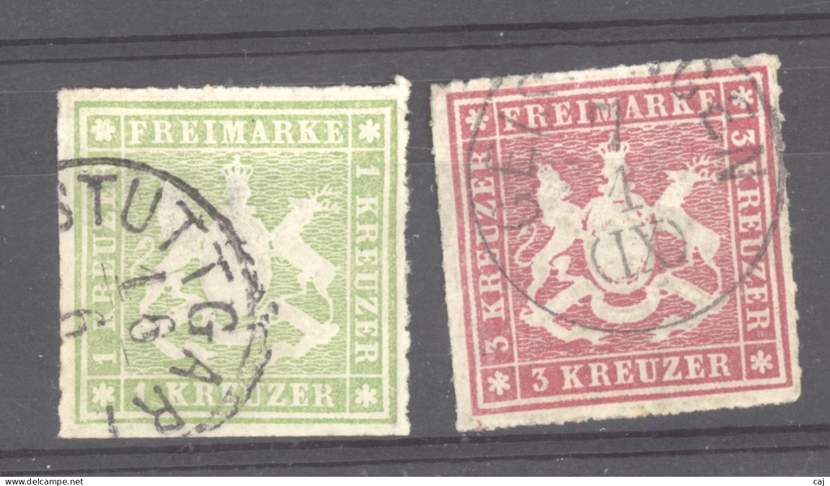 Wurtemberg  :  Mi  30-31  (o) - Used