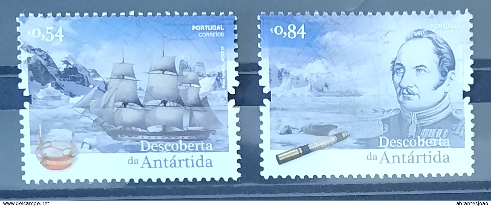 2021 - Portugal - MNH - Discovery Of Antarctica - 2 Stamps + Block Of 1 Stamp - Ongebruikt