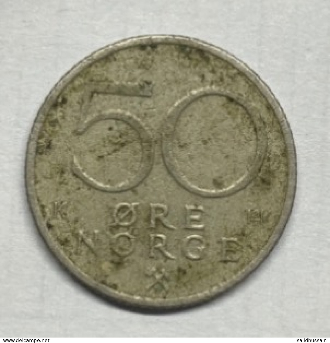 Norway 1984 50 Ore Coin - Norway