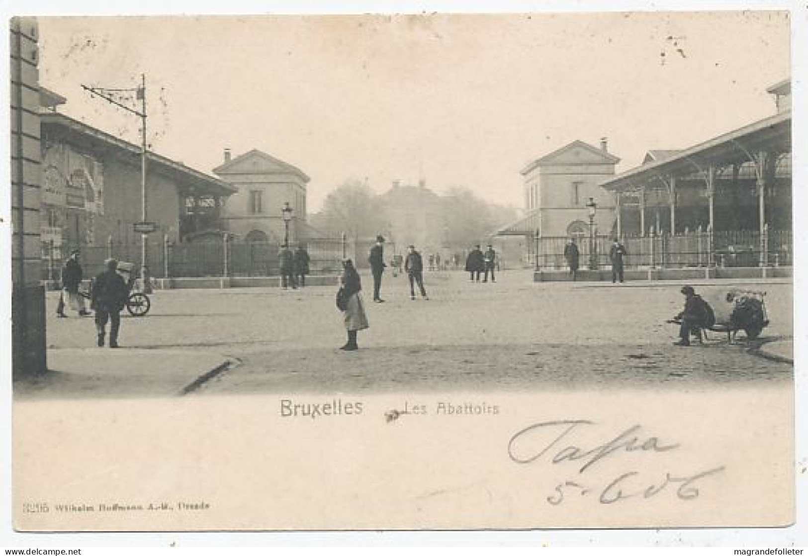 CPA CARTE POSTALE BELGIQUE BRUXELLES-ANDERLECHT LES ABATTOIRS 1902 - Anderlecht