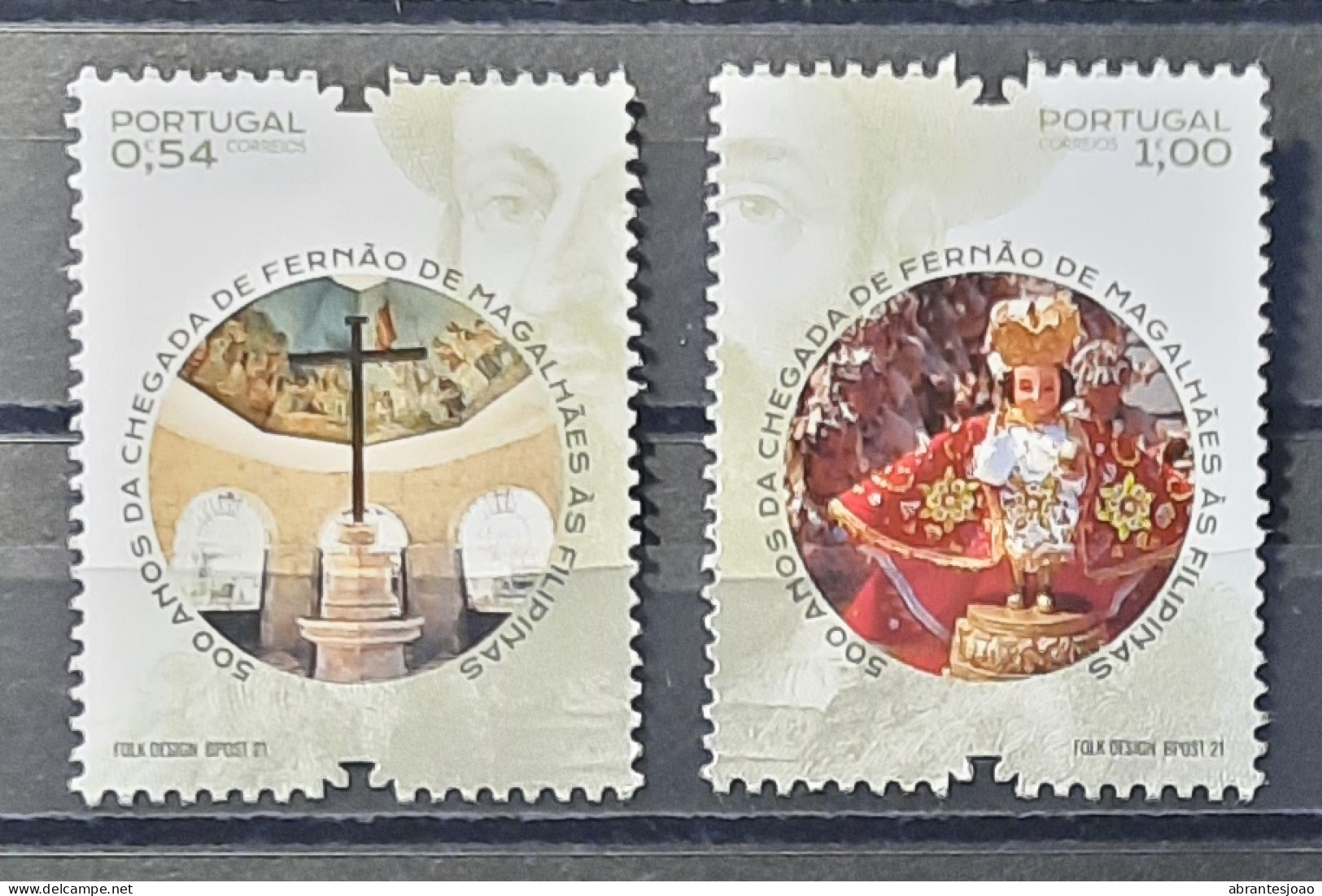 2021 - Portugal - MNH - 500 Years Since The Arrival Of Ferdinand Magellan To Philippines - 2 Stamps - Unused Stamps