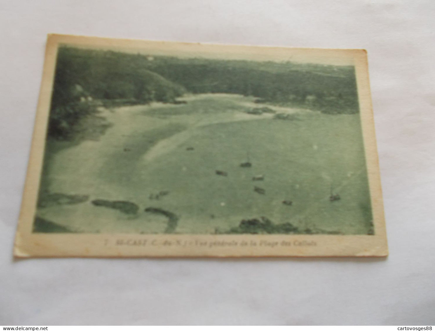 SAINT CAST ( 22 Cotes D Armor ) VUE  GENERALE DE LA PLAGE DES CALLOTS  QUELQUES BATEAUX  1923 - Saint-Cast-le-Guildo