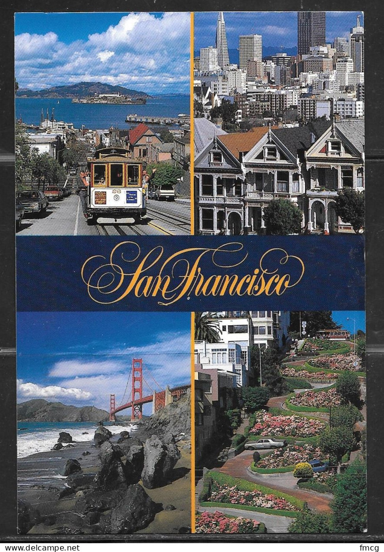 California, San Francisco, Cable Car, Golden Gate, Used 1998 - San Francisco