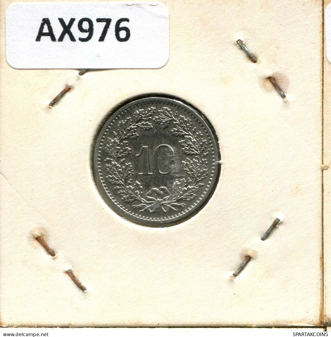 10 RAPPEN 1982 SUIZA SWITZERLAND Moneda #AX976.3.E.A - Autres & Non Classés