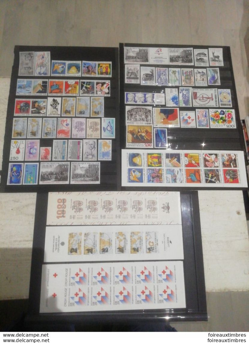 France - 1988 Année Complète Neuf ** + Triptyque +carnet - 1980-1989