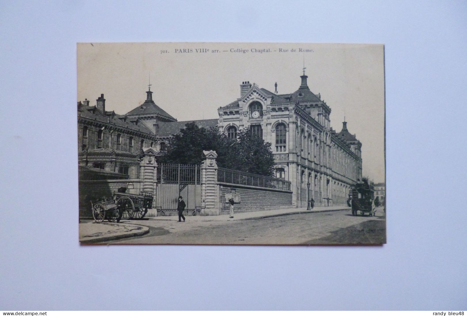 PARIS  -  Collège Chaptal  -  Rue De Rome - Enseignement, Ecoles Et Universités