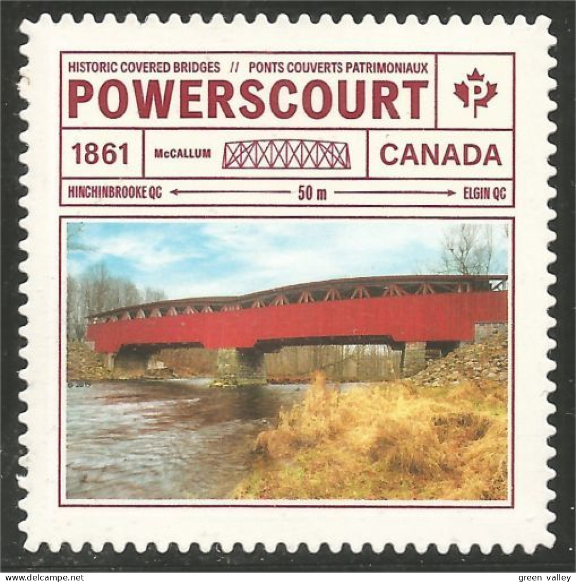 Canada Pont Couvert Bridge Powerscourt Annual Collection Annuelle MNH ** Neuf SC (C31-82ia) - Nuevos