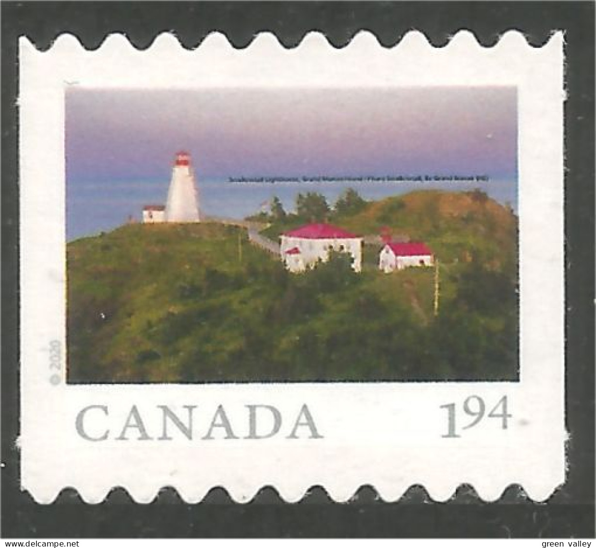 Canada Phare Swallowtail Lighthouse Grand Manan Annual Collection Annuelle MNH ** Neuf SC (C32-27ia) - Ungebraucht