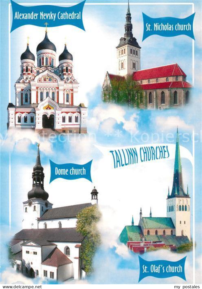 73225802 Tallinn Alexander Nevsky Cathedral St Nicolas Church Dome Church St Ola - Estonia