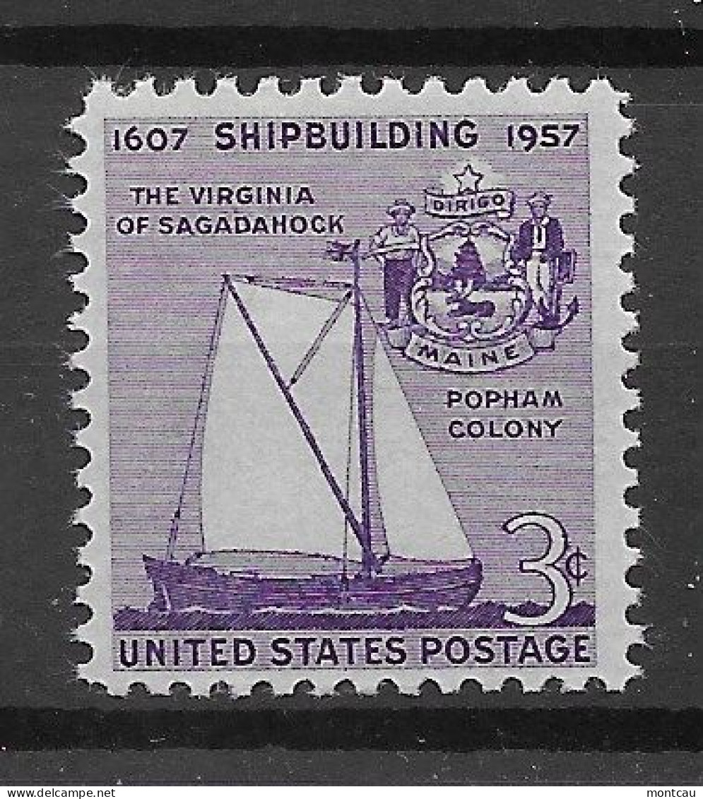 USA 1957.  Shipbuilding Sc 1095  (**) - Ungebraucht