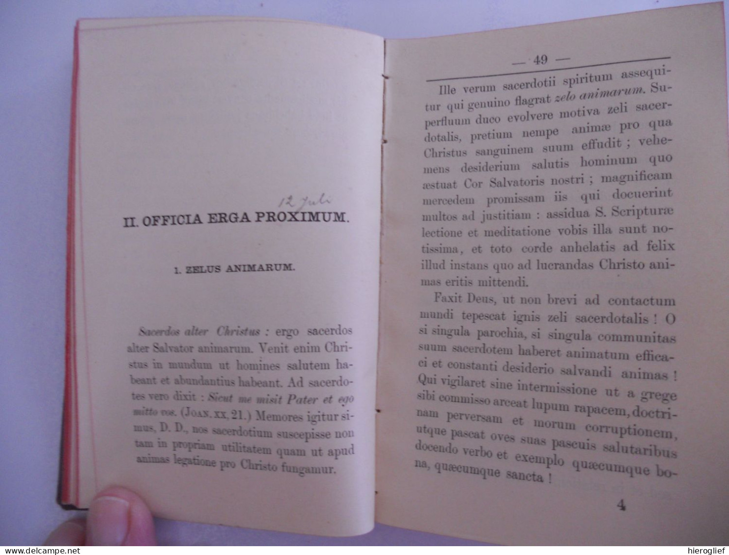 Regulae Vitae Sacerdotalis neopresbyteris compendiose propositae - L. J. Mierts / Mechelen Dessain1904