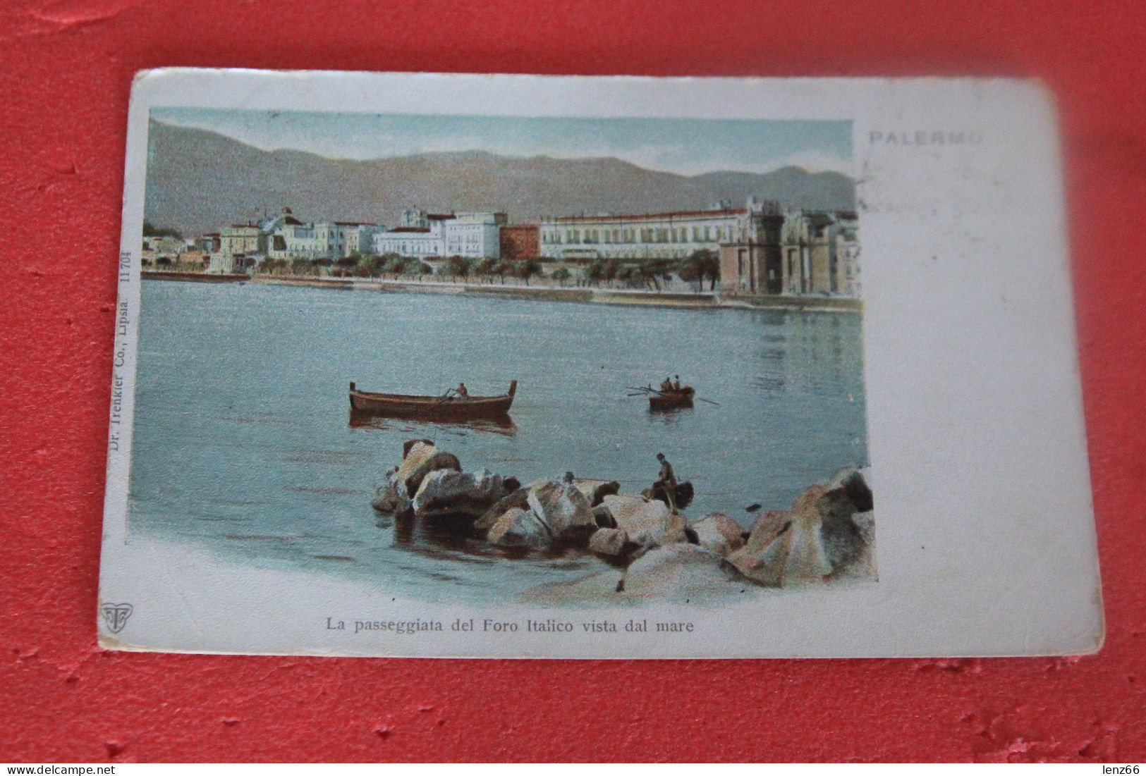 Palermo Foro Italico Visto Dal Mare 1900 Ed. Trenkler - Palermo