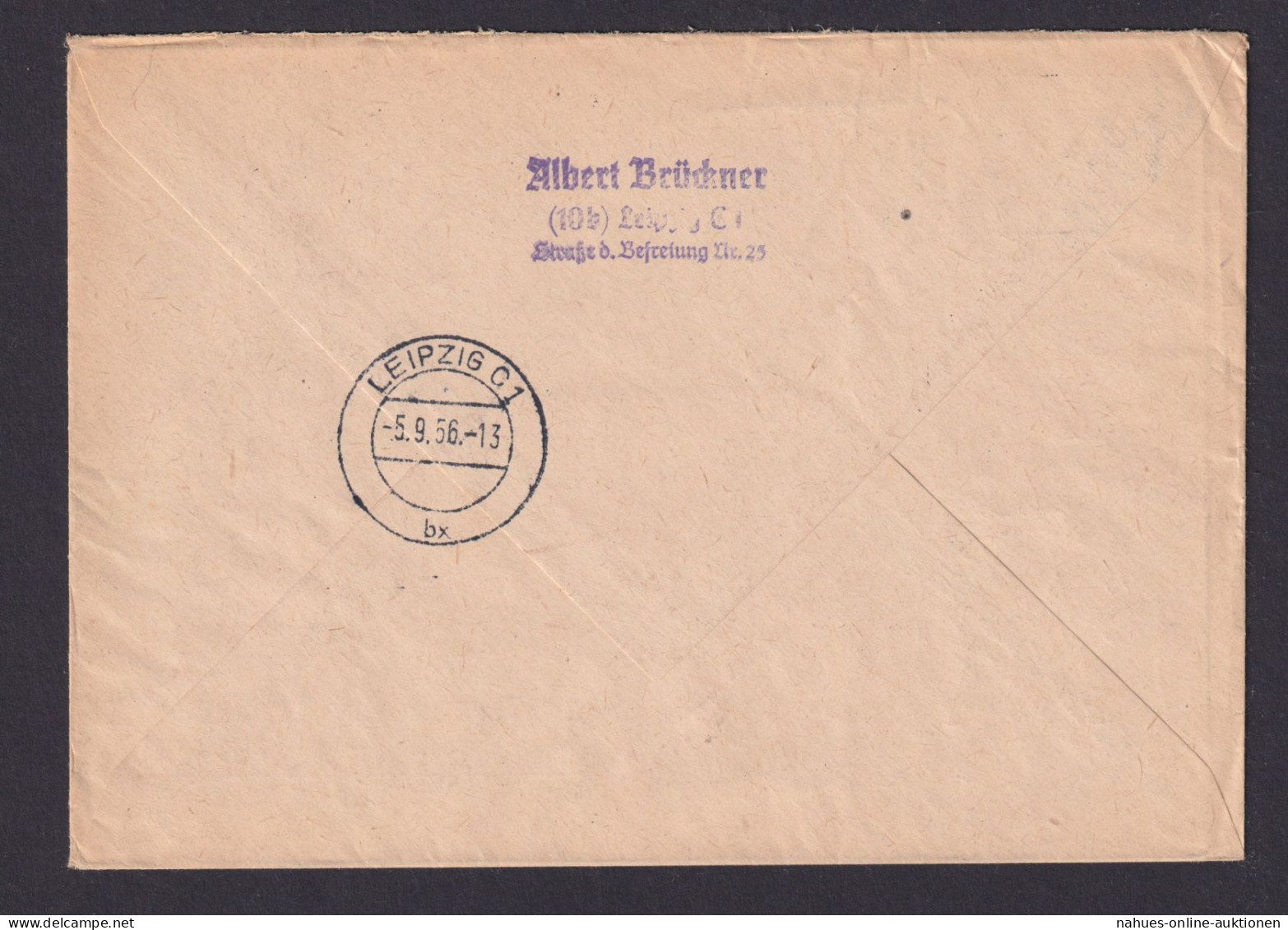 Briefmarken Flugpost DDR R Brief MEF 535 Sonder R Zettel Bahnpostamt Leipzig - Lettres & Documents