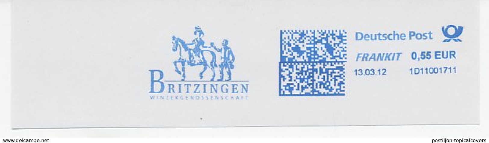 Meter Cut Germany 2012 Horse - Ippica