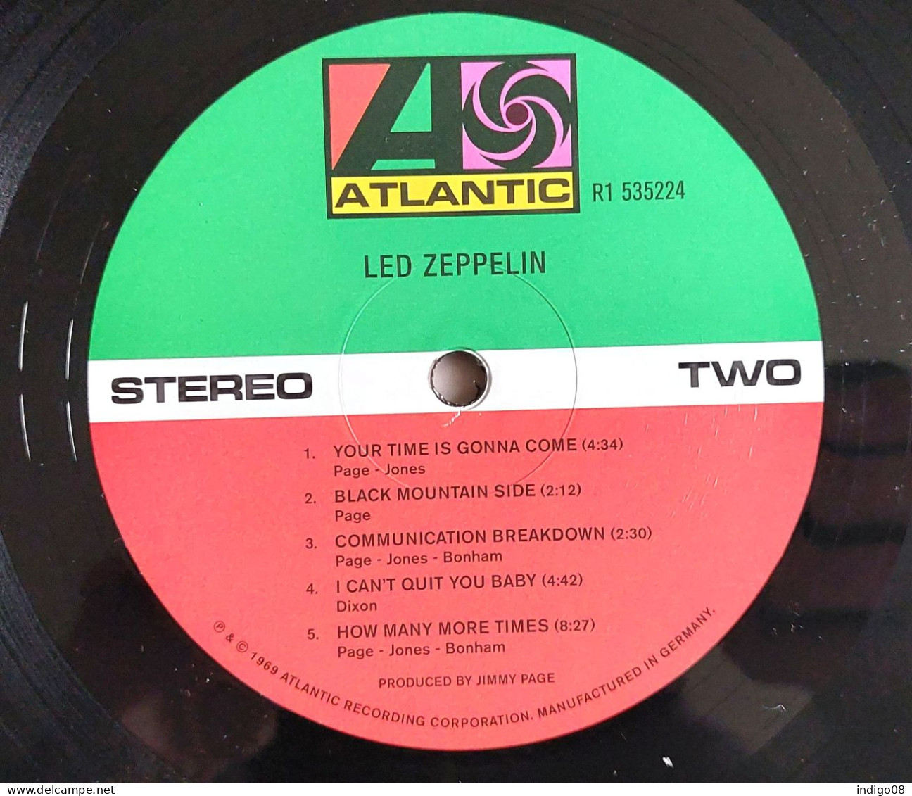 LP 33 Tours Led Zeppelin – Led Zeppelin Europe 2020 - Rock