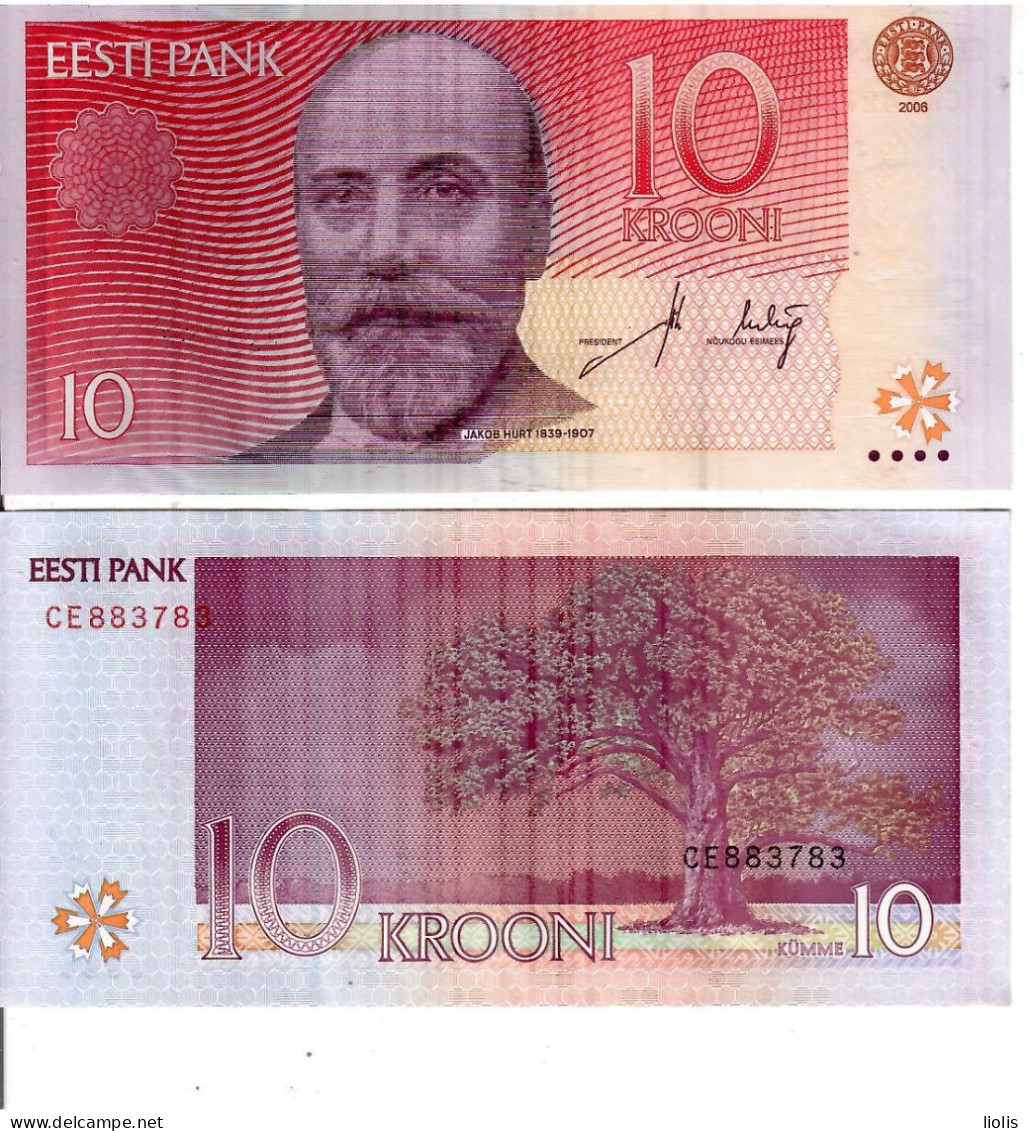 Estonia  P-86a  10 Krooni  2006  UNC - Estonia