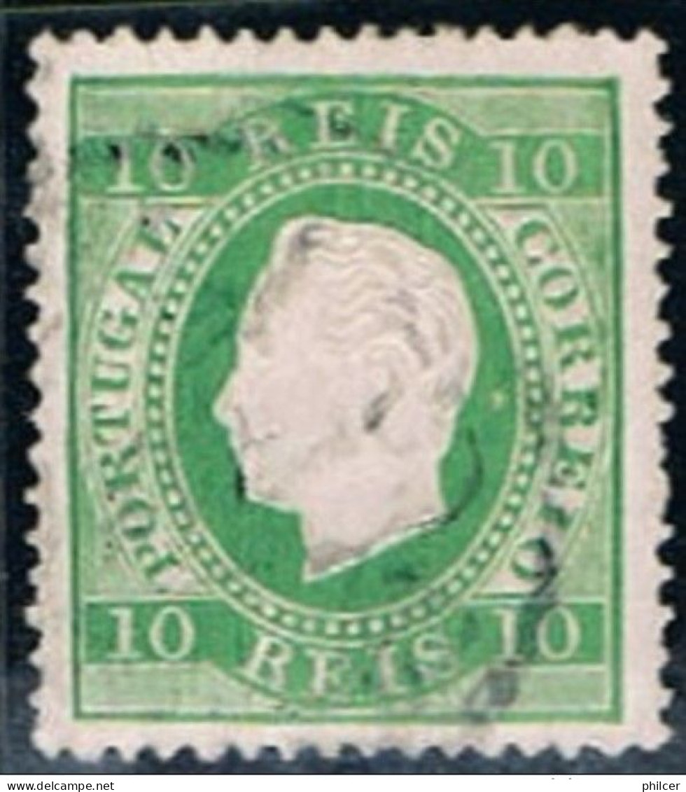 Portugal, 1879/80, # 49 Dent. 13 1/2, Papel Porcelana, Used - Gebraucht