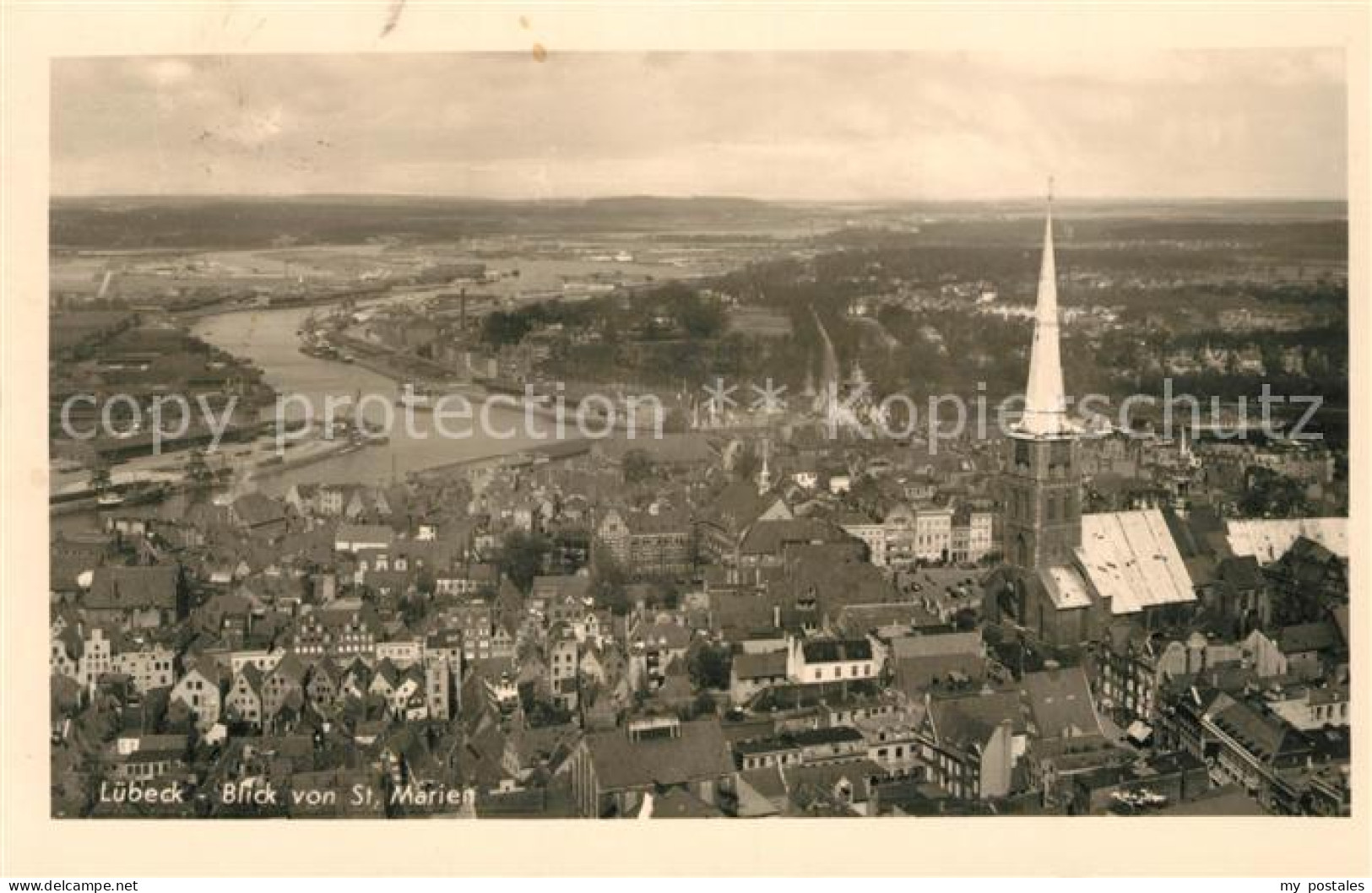 73216009 Luebeck Panorama Blick Von St Marien Kirche Luebeck - Luebeck