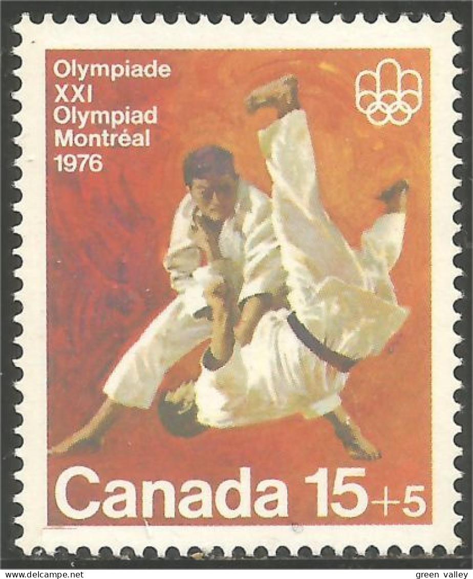 Canada 15c+5c Judo Jeux Olympiques Montreal 1976 Olympic Games MNH ** Neuf SC (CB-09b) - Ungebraucht