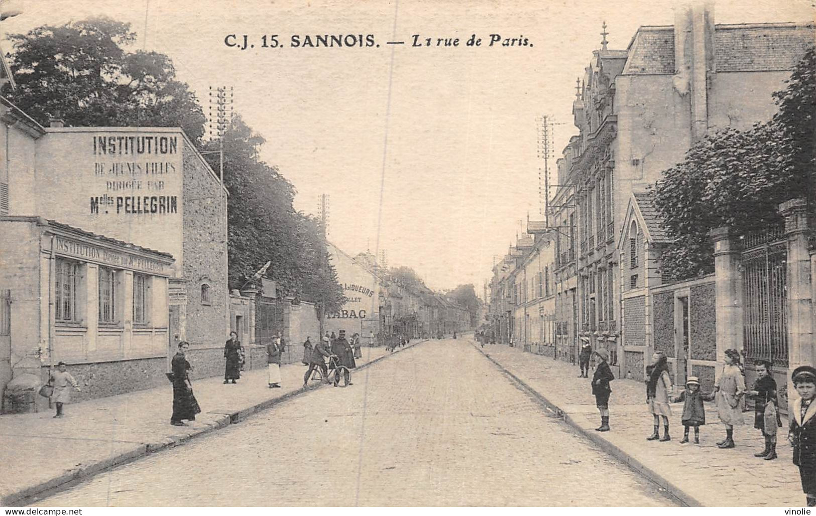 P-24-Mi-Is-1354 : SANNOIS. RUE DE PARIS - Sannois