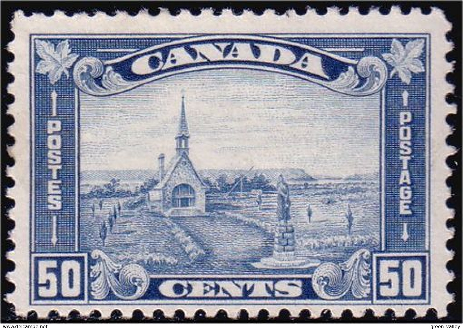 951 Canada 1930 Grand Pré Memorial Church TB VF MH * Neuf #176 CV $300.00 (187) - Ongebruikt