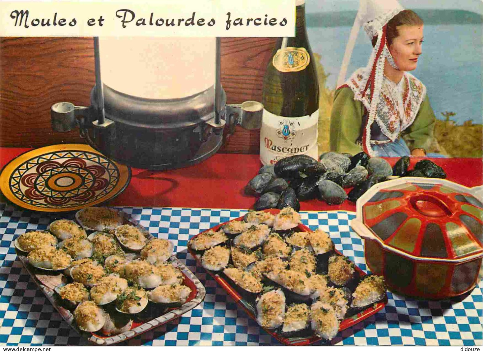 Recettes De Cuisine - Moules Et Palourdes Farcies - Gastronomie - CPM - Carte Neuve - Voir Scans Recto-Verso - Recipes (cooking)