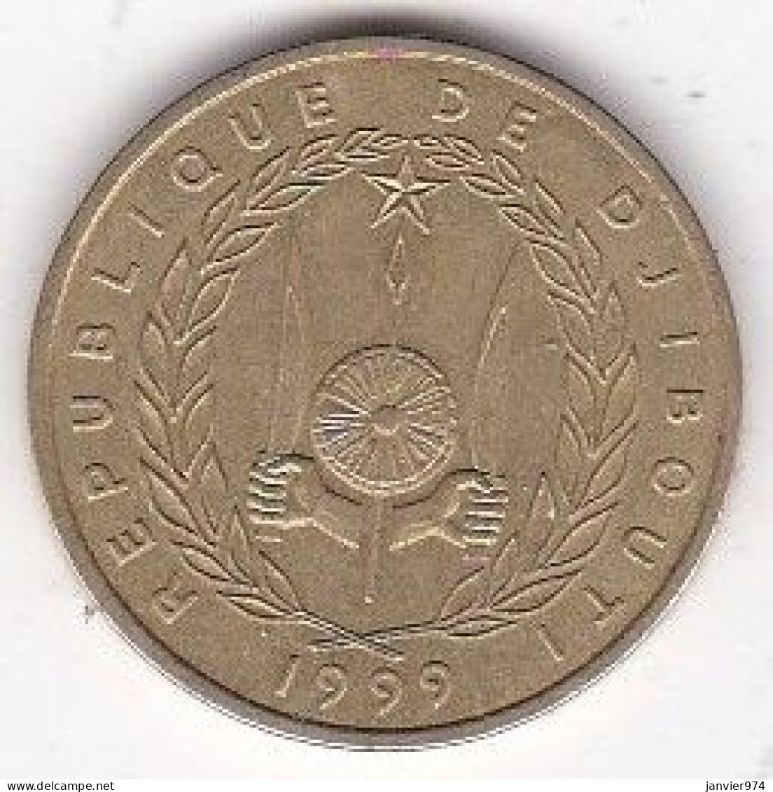 République De Djibouti. 10 Francs 1999 Bronze-aluminium. KM# 23 - Djibouti