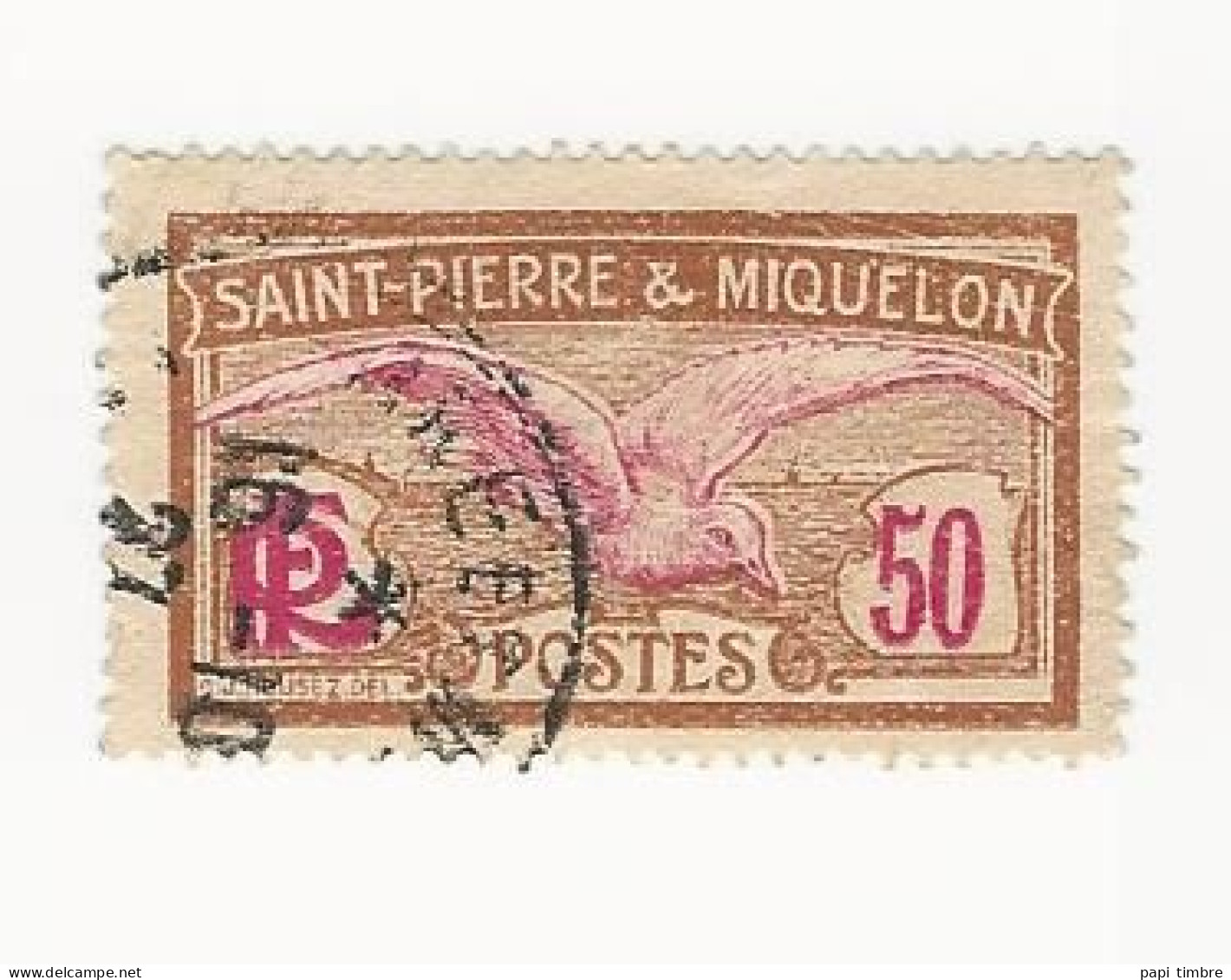 SPM-1922-28 -Goéland - N° 115 Oblitéré - Oblitérés