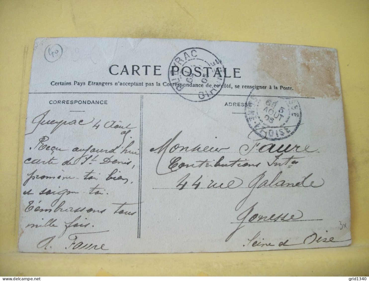 40 3915 CPA 1905 - AUTRE VUE DIFFERENTE N° 3 - 40 CHARBONNIERE EN FEU DANS LA GRANDE LANDE - ANIMATION. - Autres & Non Classés