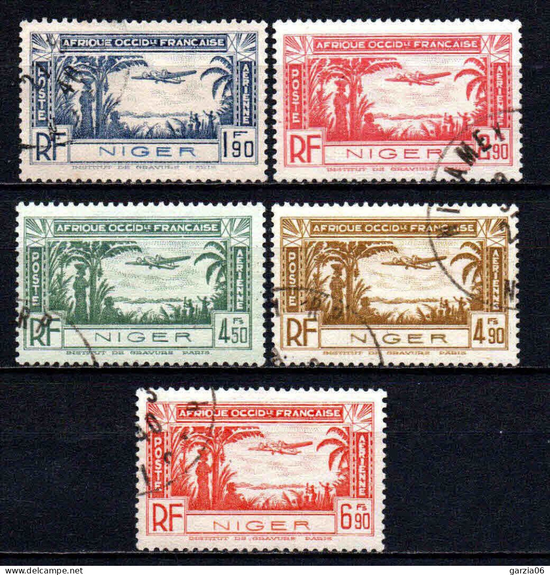 Niger  - 1940 - Avions - PA 1 à 5 - Oblit - Used - Gebraucht