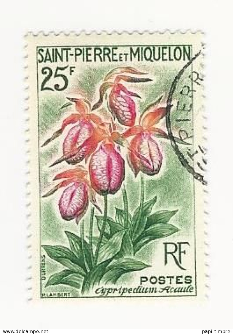 SPM-1962 -Fleurs - N° 362 Oblitéré - Used Stamps