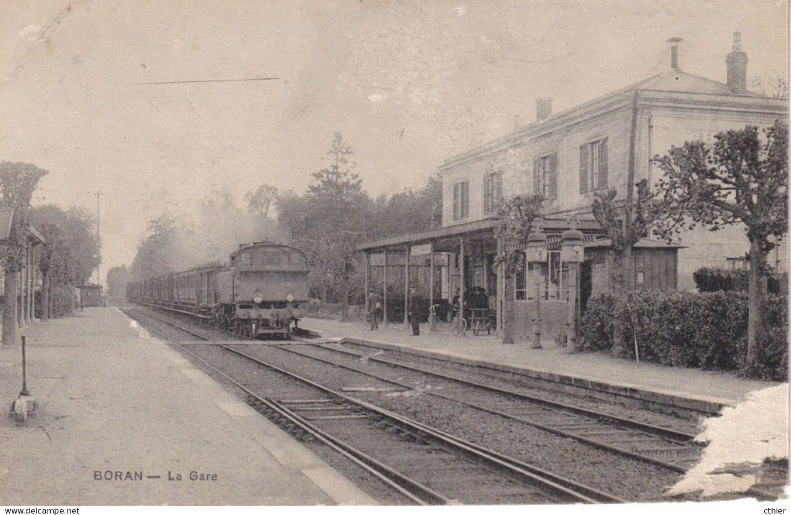 CPA  BORAN 60 - La Gare - Boran-sur-Oise