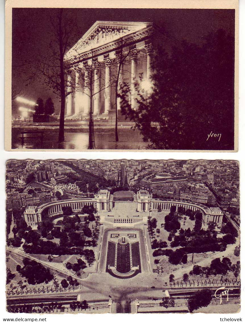 (75). Paris. Basilique Du Sacre Coeur. & Palais Bourbon & 8 La Madeleine Et 144 Palais Chaillot & 19 & 810 - Sacré Coeur