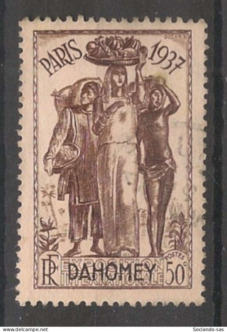 DAHOMEY - 1937 - N°YT. 106 - Exposition Internationale 50c Brun - Oblitéré / Used - Used Stamps