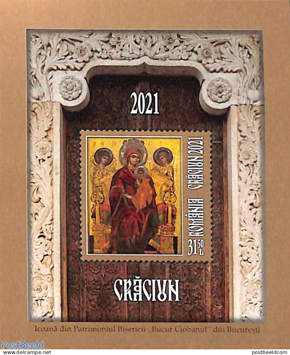 Romania 2021 Christmas S/s, Mint NH, Religion - Christmas - Ungebraucht