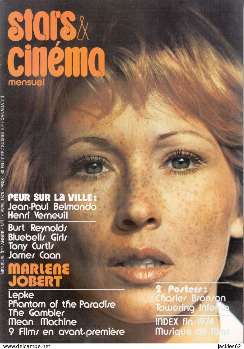 42/ STARS & CINEMA N° 4/1975, Voir Sommaire, Jobert, Verneuil, Belmondo, Bronson - Cinema