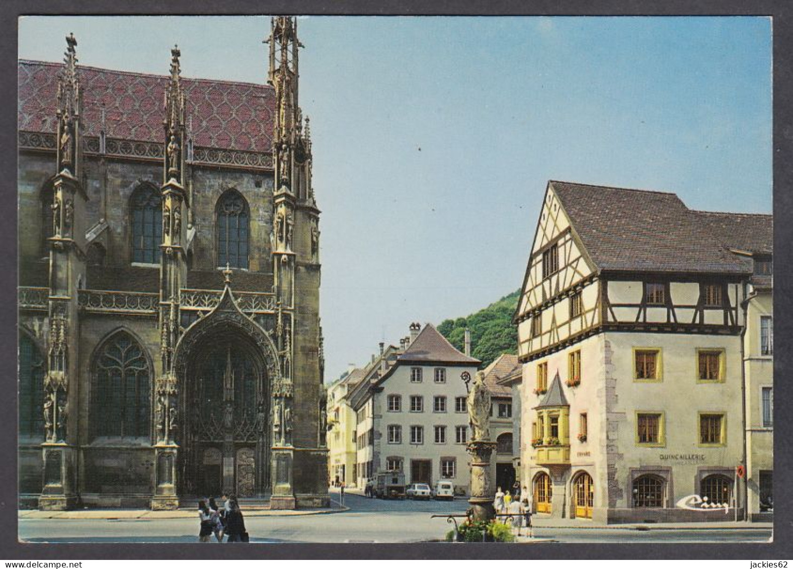 122186/ THANN, Maison Erhard, Collégiale Et Fontaine Saint-Thiébault - Thann