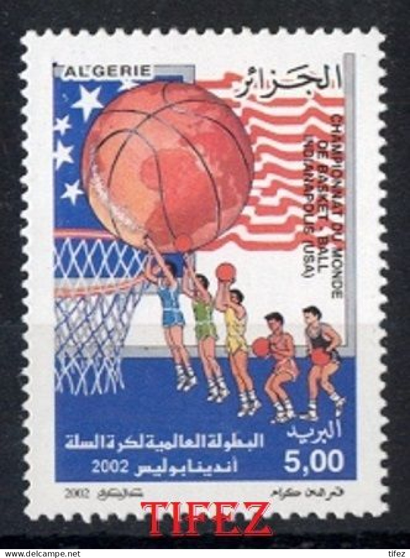 Année 2002-N°1310 Neuf**MNH : Championnat Du Monde De Basket-Ball - Algerien (1962-...)