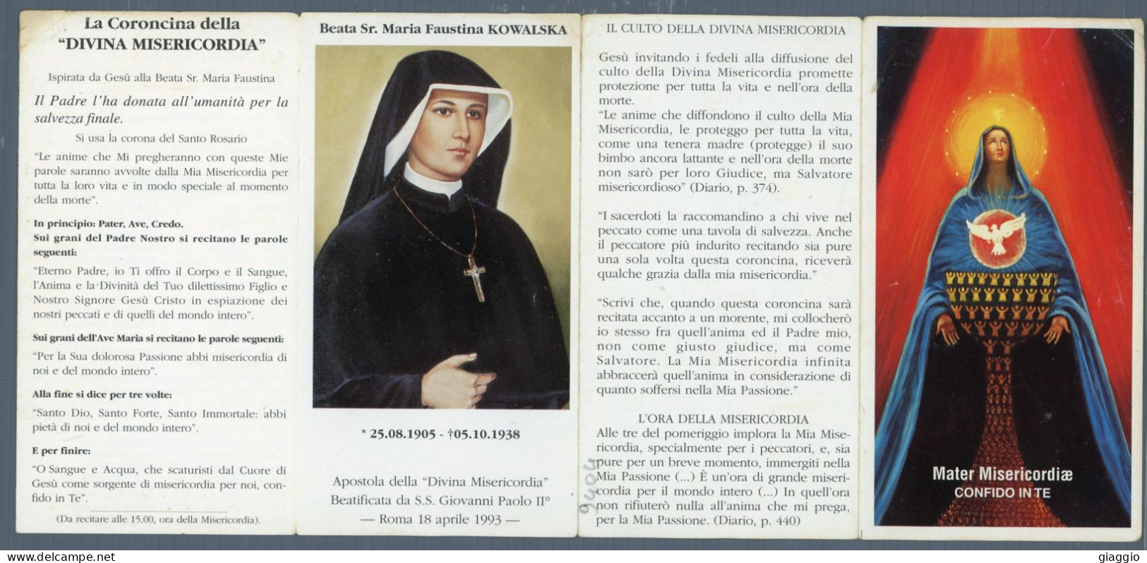 °°° Santino N. 9404 - Mater Misericordiosa °°° - Religion &  Esoterik